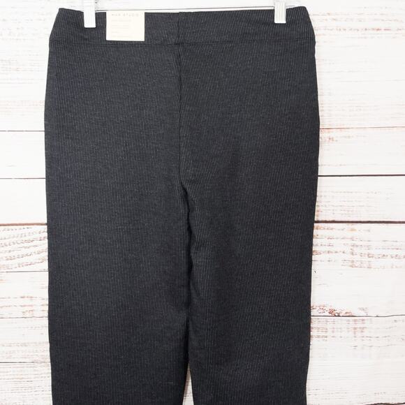 NEW Max Studio Black and Charcoal Slim Ankle Trouser Small, MSRP $98 - Picture 7 of 12